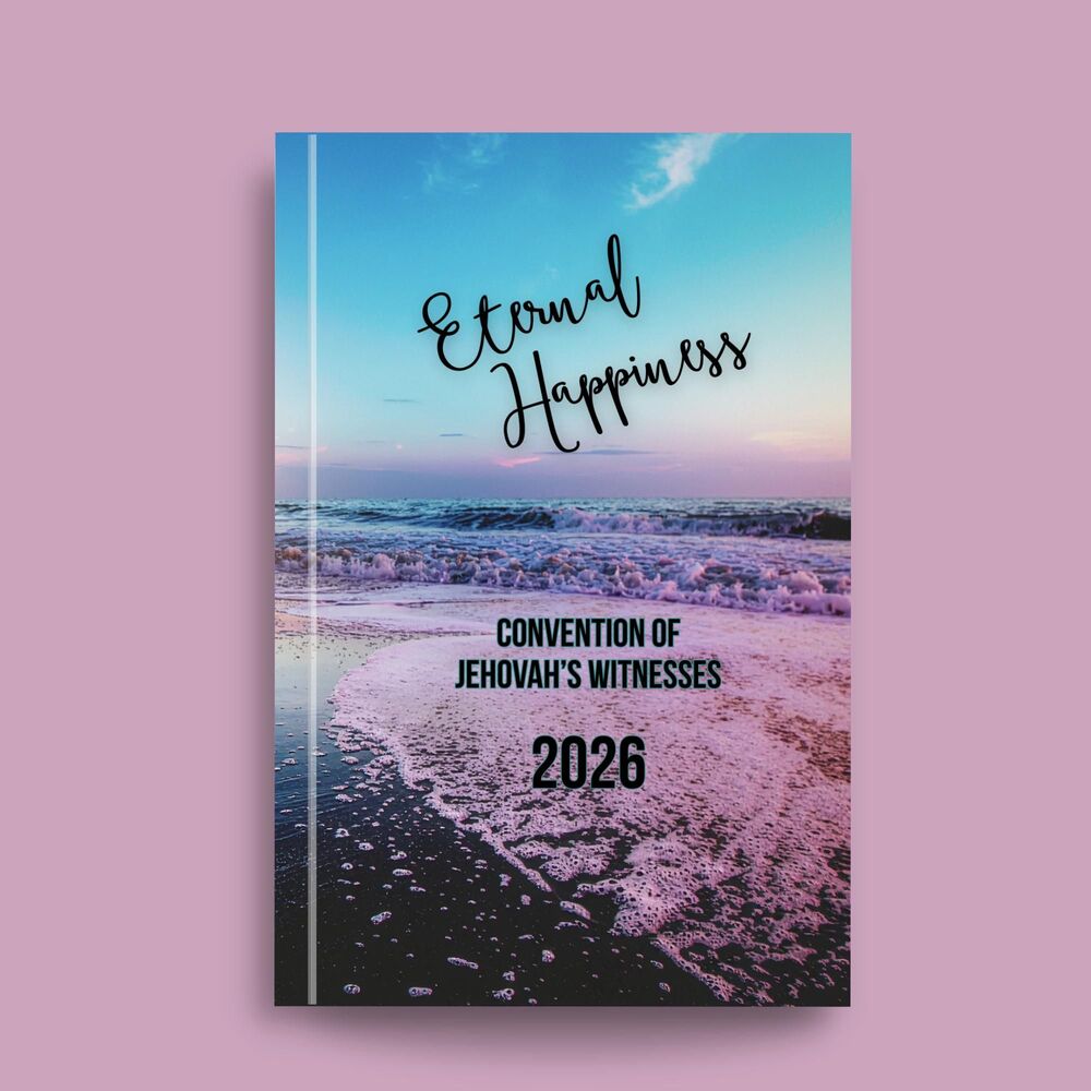 JW Eternal Happiness Convention 2026 Notebook International Beach Foam Edition